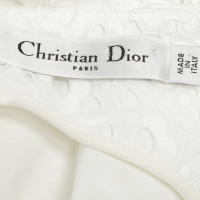 Christian Dior abito di pizzo in bianco