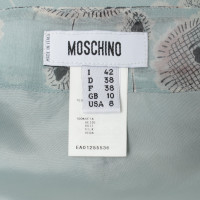 Moschino Gonna di seta con motivo