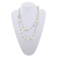 Chanel Long chain with pearl jewelry