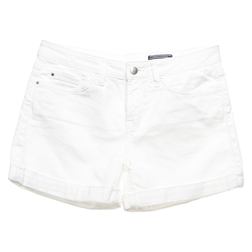 Tommy Hilfiger Shorts aus Baumwolle in Weiß