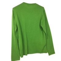 Versace top verde lana