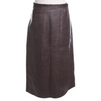 Schumacher Wrap skirt in brown