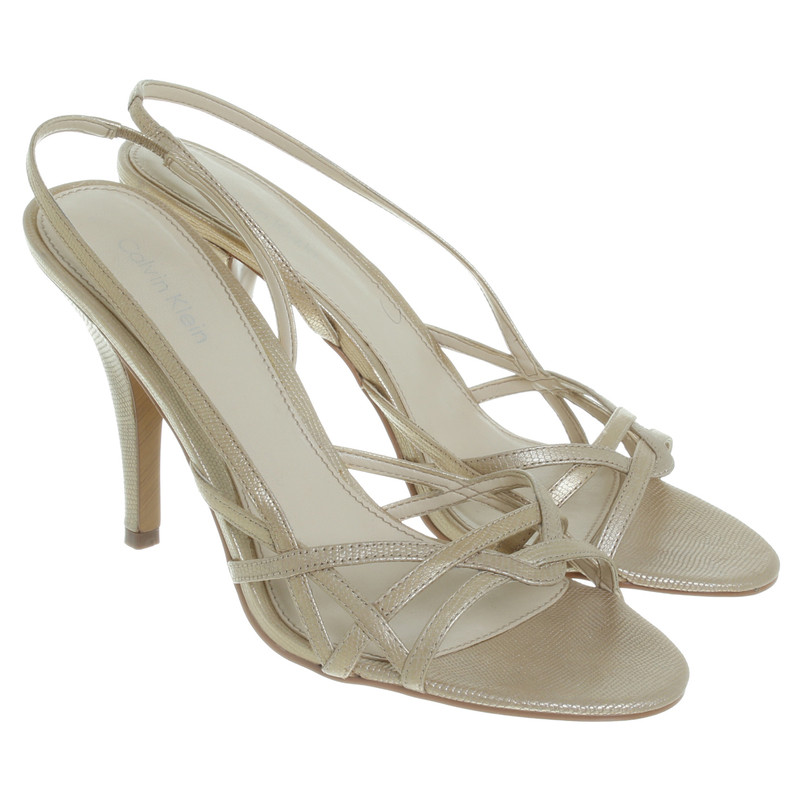 Calvin Klein  Sandalen in goud