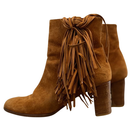 Christian Louboutin Ankle boots Suede in Brown
