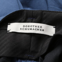 Dorothee Schumacher Paio di Pantaloni in Cotone in Blu
