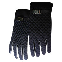 Versace Handschuhe aus Leder in Schwarz