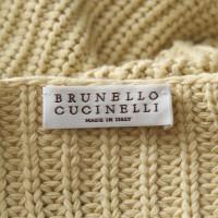 Brunello Cucinelli Kurzarm-Pullover in Grün