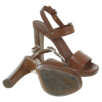 Prada Platform sandals in Cognac