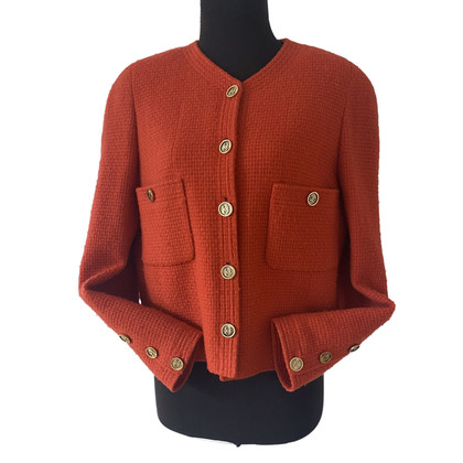 Chanel Blazer Wool in Red