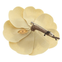 Chanel Goudkleurige camellia broche
