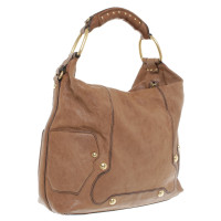 Juicy Couture Borsa di cuoio marrone