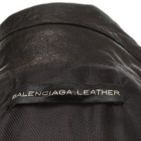 Balenciaga Leather jacket in black