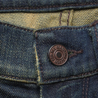 7 For All Mankind Jeans in dark blue / green