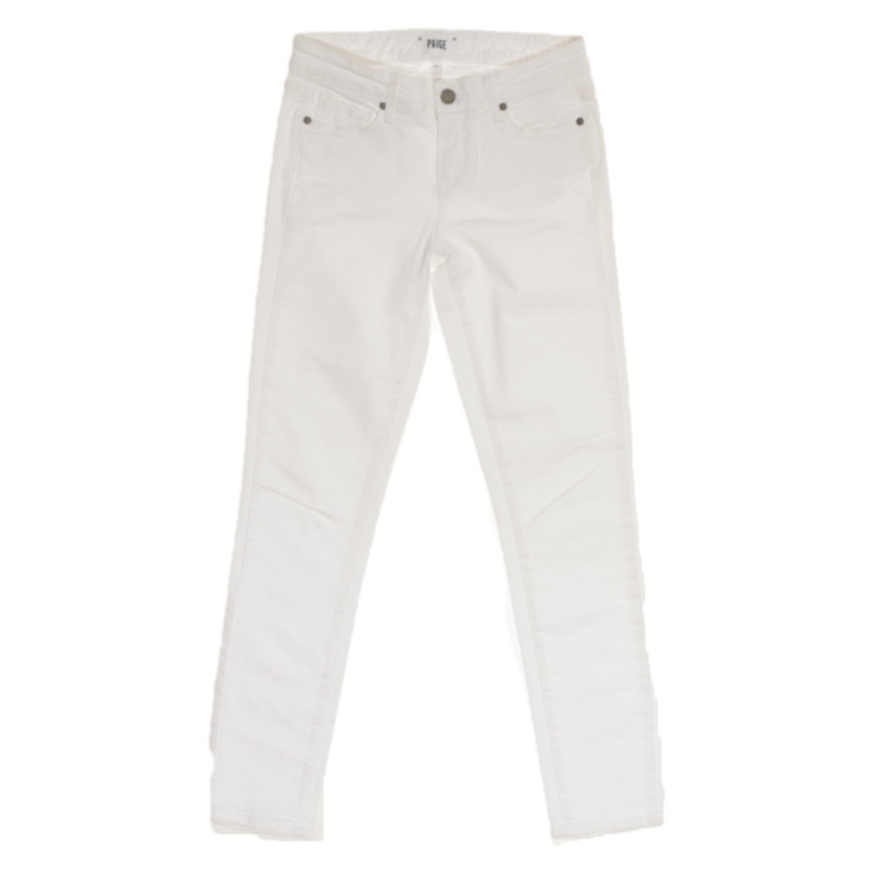 Paige Jeans Jeans in Cotone in Bianco