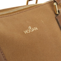 Hogan Handbag Suede in Ochre