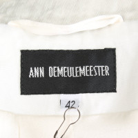 Ann Demeulemeester Blazer in Cream