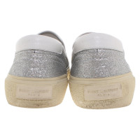 Saint Laurent Slippers/Ballerinas in Silvery