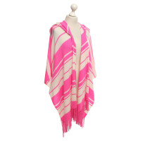 Andere Marke The Holygoat - Kaschmirponcho in Beige/Pink