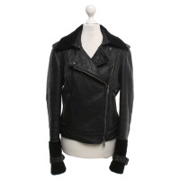 Burberry Leather jacket in black