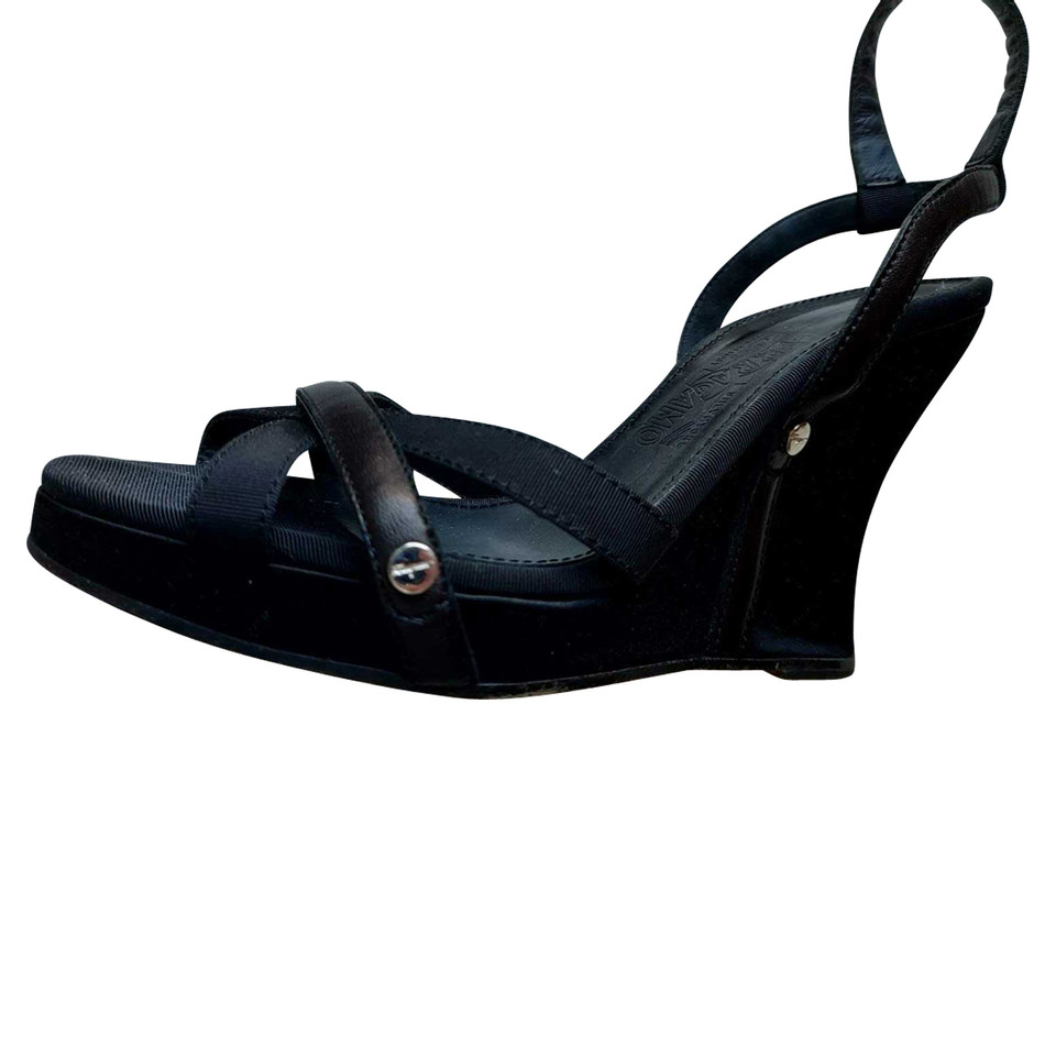 Salvatore Ferragamo Sandals in Black
