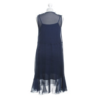 See By Chloé Transparentes Kleid in Marineblau
