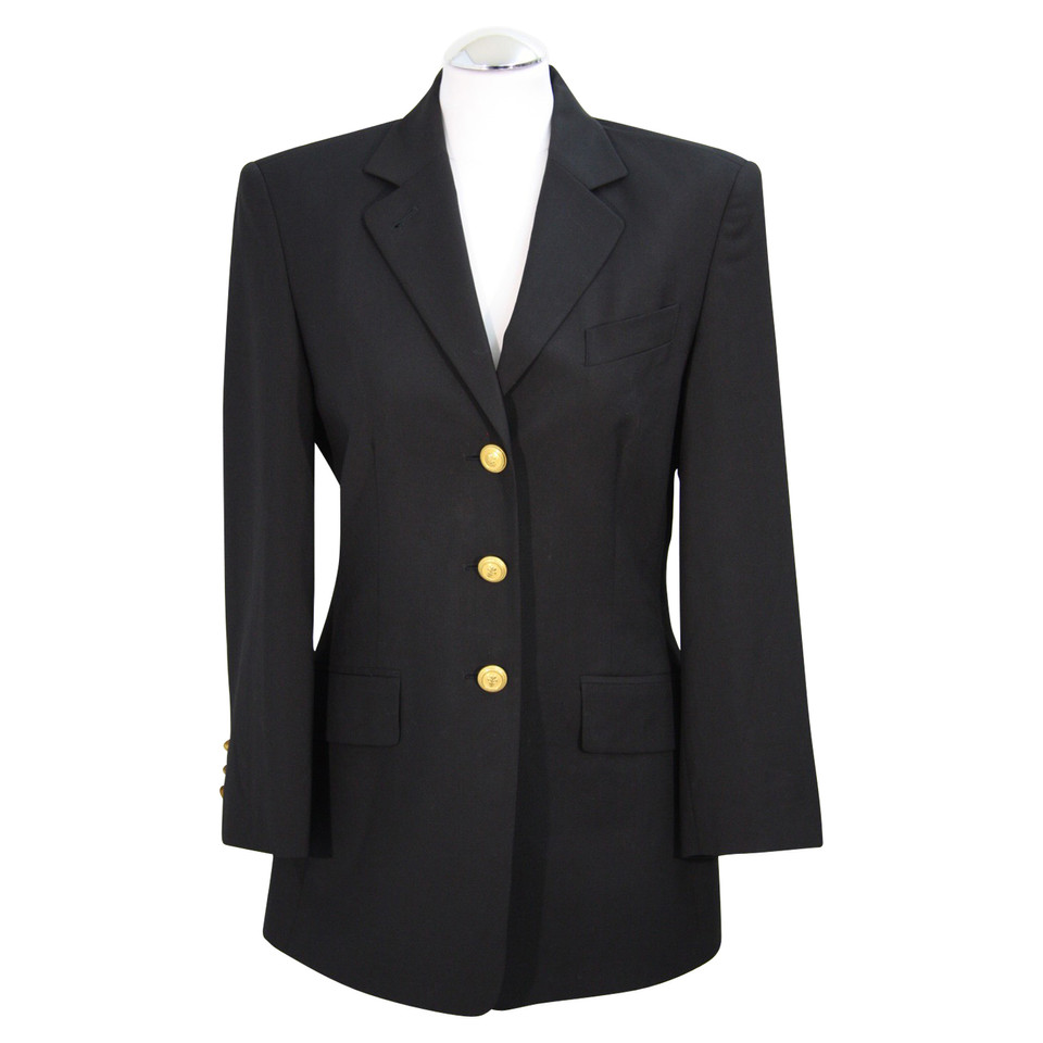 Windsor Wollen blazer in zwart