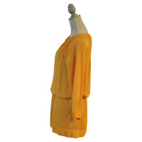 Diane Von Furstenberg Dress Silk in Yellow