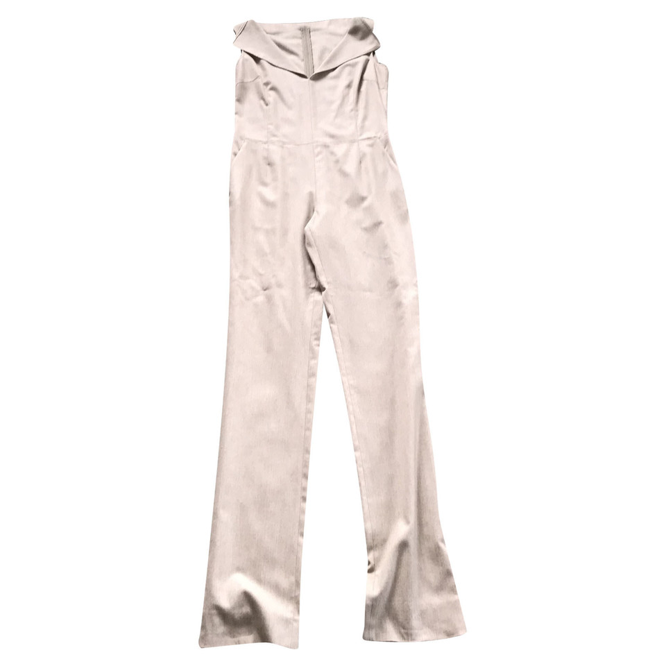 Maison Martin Margiela Jumpsuit Wol in Beige