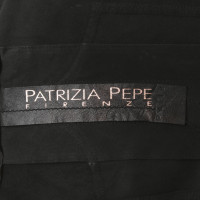 Patrizia Pepe Veste en cuir noir