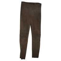 Schacky & Jones Paire de Pantalon en Cuir en Beige