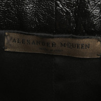 Alexander McQueen trousers in a biker look