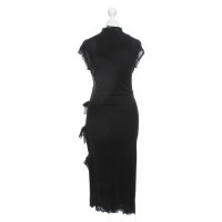 Yves Saint Laurent Kleid aus Viskose in Schwarz