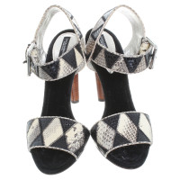 Dolce & Gabbana Sandalen gemaakt van Python leer