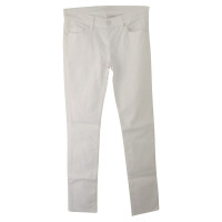 7 For All Mankind  White Skinny Jeans