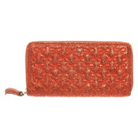 Anya Hindmarch Täschchen/Portemonnaie aus Leder in Rot