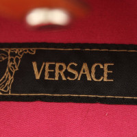 Versace clutch with material mix