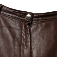 Escada Leather pants in Brown