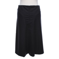 Jil Sander Jupe en Laine en Noir