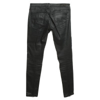 Adriano Goldschmied Coated jeans in black