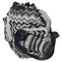 Missoni Knit poncho with pattern