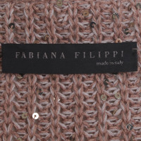 Fabiana Filippi cardigan tricoté en beige