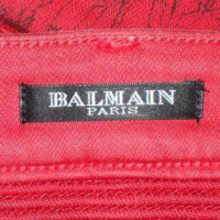 Balmain Biker Jeans avec des motifs