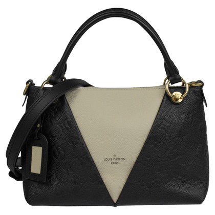 Louis Vuitton V Tote BB Leather in Black