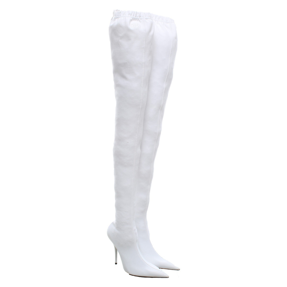 Balenciaga Boots in White