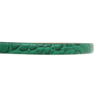 Laurèl Leather belt in green
