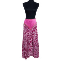 Emanuel Ungaro Skirt Silk in Pink