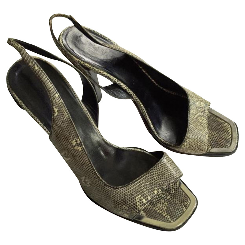 Jil Sander Snakeskin pumps