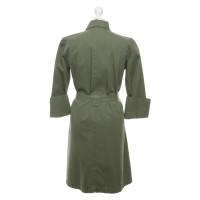 Set Robe en Coton en Olive