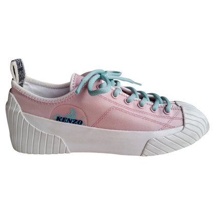 Kenzo Sneakers aus Canvas in Nude