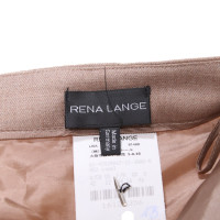 Rena Lange Hose aus Wolle in Beige